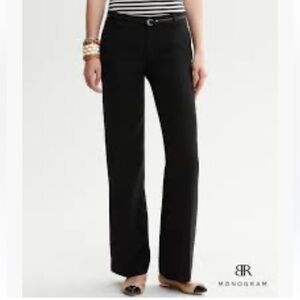 Banana Republic Black Wide-Leg Pants Size 4 New With Tag